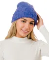 Marcus Adler Fuzzy Hair Beanie In Blue
