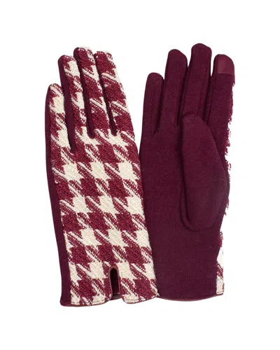 MARCUS ADLER MARCUS ADLER HOUNDSTOOTH JERSEY GLOVES