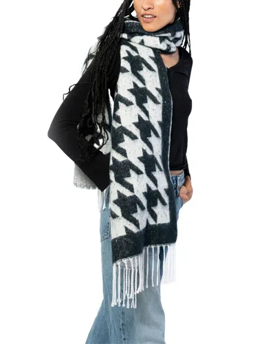 MARCUS ADLER MARCUS ADLER HOUNDSTOOTH SCARF