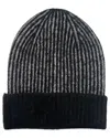 Marcus Adler Women's Confetti Cuff Ribbed Knit Beanie In Black