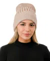 Marcus Adler Knit Cuff Beanie In Camel