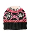 Marcus Adler Knit Fairisle Beanie Hat In Black