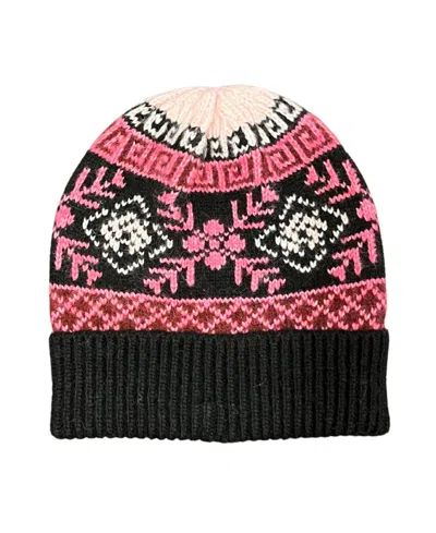 MARCUS ADLER KNIT FAIRISLE BEANIE HAT