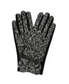 Marcus Adler Marled Jersey Touchscreen Glove In Black