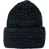Marcus Adler Metallic Beanie In Black