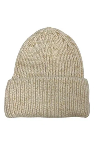 Marcus Adler Metallic Beanie In Green