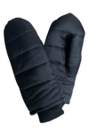 Marcus Adler Nylon Puffer Mittens In Blue