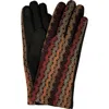 Marcus Adler Open Weave Tech Gloves In Multi