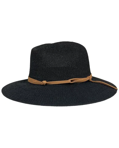 Marcus Adler Packable Straw Panama Hat In Black