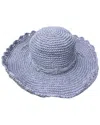 Marcus Adler Packable Straw Panama Hat In Purple
