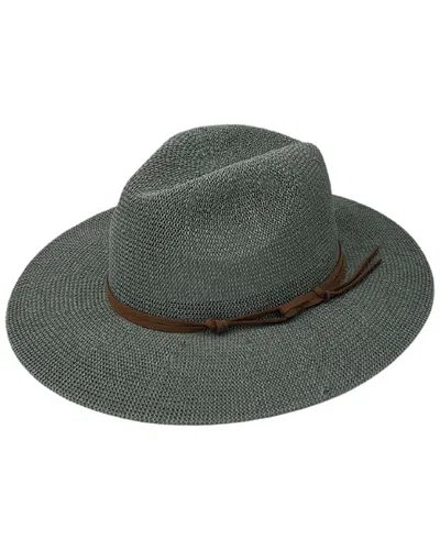 Marcus Adler Packable Straw Panama Hat In Green