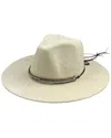 Marcus Adler Packable Straw Panama Hat In Gray