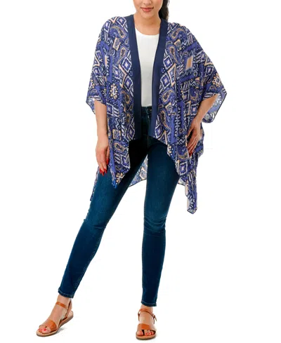 Marcus Adler Paisley Kimono In Blue