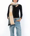 Marcus Adler Plaid Scarf In Black