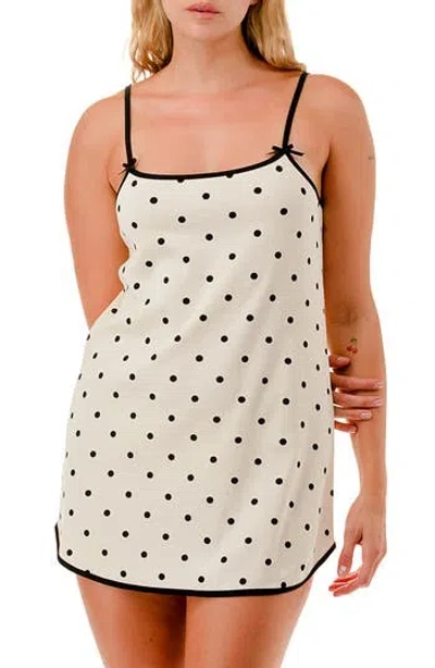 Marcus Adler Polka Dot Nightgown In Multi