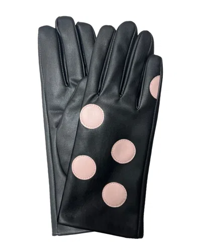 Marcus Adler Polka Dot Tech Glove In Black