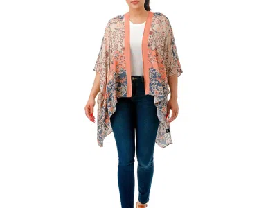 Marcus Adler Printed Kimono In Pink
