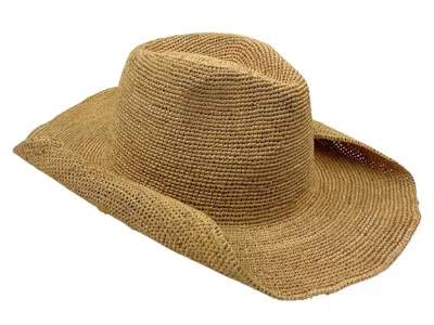 Marcus Adler Raffia Cowboy Hat In Brown