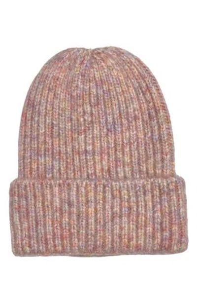 Marcus Adler Rib Knit Cuff Beanie In Pink