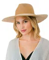 Marcus Adler Rope Trim Straw Panama Hat In Dark Tan