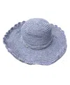 Marcus Adler Packable Straw Panama Hat In Blue