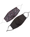 Marcus Adler Set Of 2 Cloth Face Masks In Black