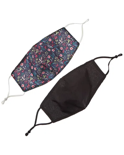 Marcus Adler Set Of 2 Cloth Face Masks In Black