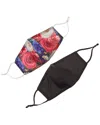 Marcus Adler Set Of 2 Cloth Face Masks In Black
