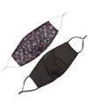 Marcus Adler Set Of 2 Cloth Face Masks In Black