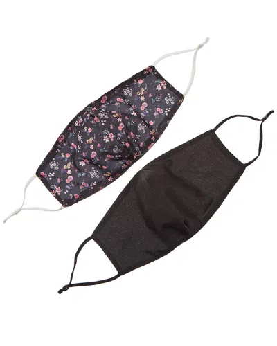 Marcus Adler Set Of 2 Cloth Face Masks In Black