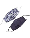Marcus Adler Set Of 2 Cloth Face Masks In Blue