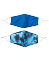 Marcus Adler Set Of 2 Cloth Face Masks In Blue