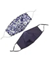 Marcus Adler Set Of 2 Cloth Face Masks In Blue