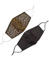 Marcus Adler Set Of 2 Cloth Face Masks In Brown