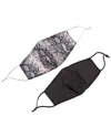 Marcus Adler Set Of 2 Cloth Face Masks In Brown
