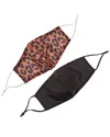 Marcus Adler Set Of 2 Cloth Face Masks In Brown