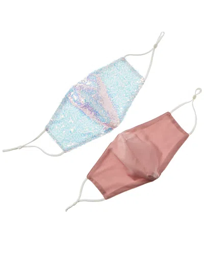 Marcus Adler Set Of 2 Cloth Face Masks In Pink
