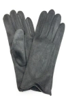 Marcus Adler Stitched Touchscreen Gloves In Gray