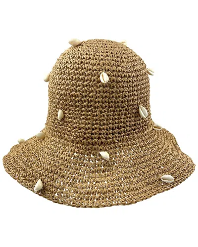 Marcus Adler Straw Bucket Hat In Brown