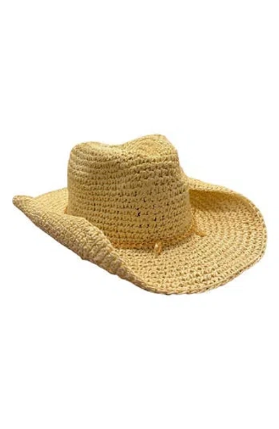 Marcus Adler Straw Cowboy Hat In Brown