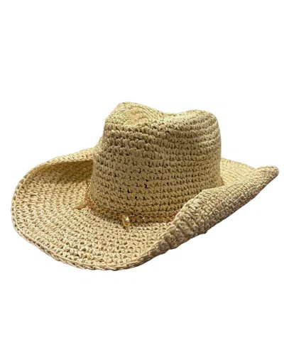 Marcus Adler Straw Cowboy Hat In Brown