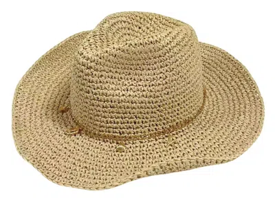 Marcus Adler Straw Cowboy Hat In Brown