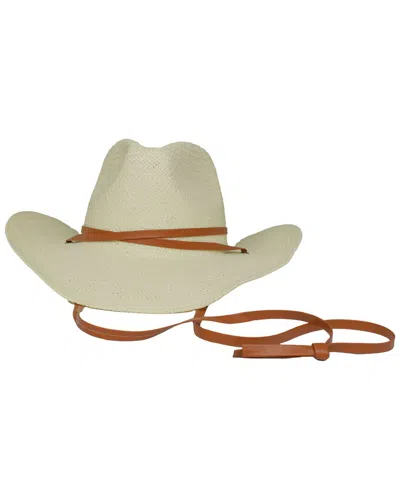 Marcus Adler Straw Cowboy Hat In White
