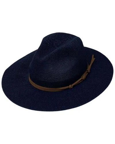 Marcus Adler Straw Packable Hat In Black