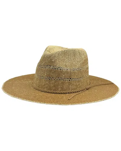 Marcus Adler Straw Packable Hat In Brown