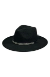 Marcus Adler Packable Panama Hat In Black