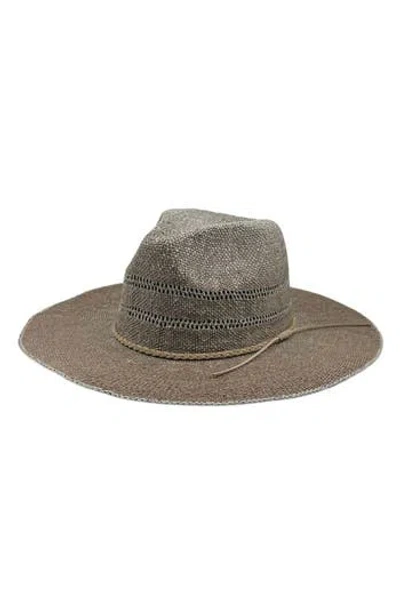 Marcus Adler Straw Panama Hat In Brown