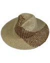Marcus Adler Straw Panama Hat In Brown
