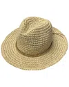 Marcus Adler Straw Panama Hat In Neutral