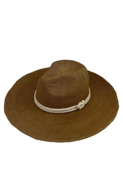 Marcus Adler Straw Panama Hat In Red